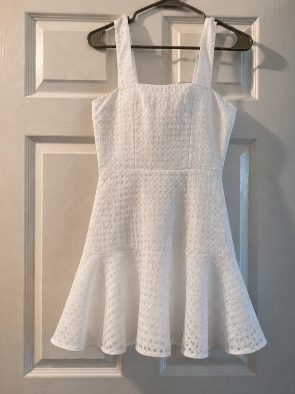 Amanda Uprichard Annalise Mini Dress in Gingham Organza XS - Picture 2 of 6